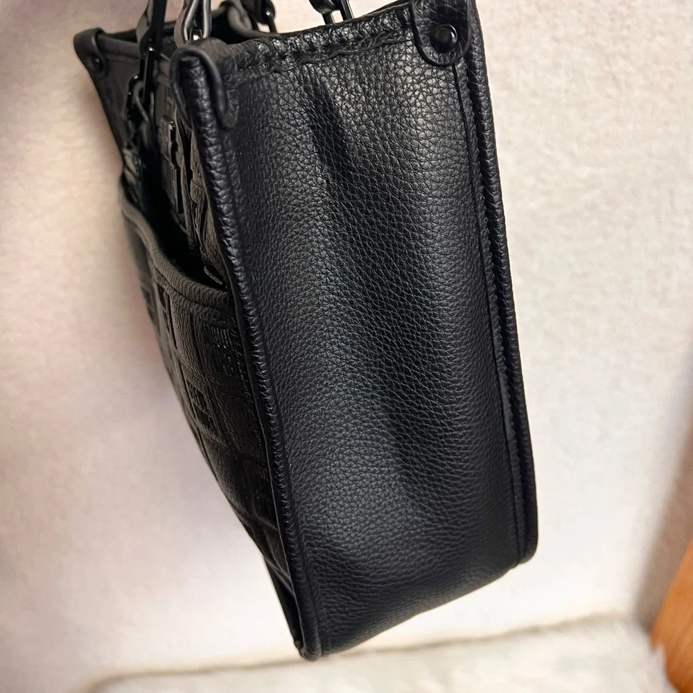 Steve Madden Embossed Black Men's Briefcase